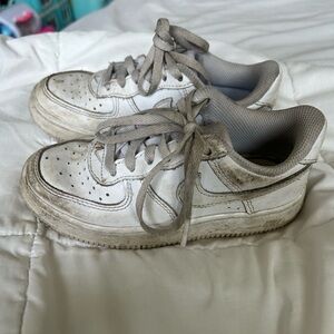Size 11 toddler/little kid Nike white Air Force one low